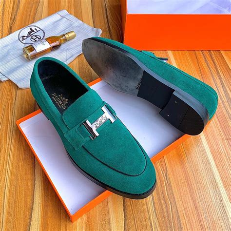 hermes green shoes